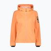 Dámska softshellová bunda CMP oranžová 39A5016/C588