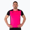 Pánske bežecké tričko Joma Record II fluor pink/black