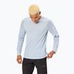 Pánske bežecké tričko s dlhým rukávom NNormal Merino blue