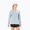 Dámske bežecké tričko s dlhým rukávom NNormal Merino blue