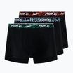 Pánske boxerky Nike Everyday Cotton Stretch Trunk 3 páry black/red/aquarius blue/stadium green