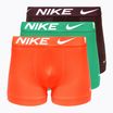 Pánske boxerky Nike Dri-Fit Essential 3 páry green/hyper crimson/burgundy crush