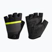 Rogelli Hero II pánske cyklistické rukavice black/fluor/grey