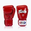 Boxerské rukavice Fairtex Super Sparring - Locked Thumb red