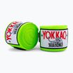 Boxerské bandáže YOKKAO Premium Handwraps 400 cm neónovo zelené