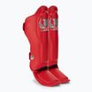Chrániče holennej kosti a chodidla Top King Pro Semi Leather red