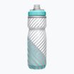 Cyklistická fľaša CamelBak Podium Chill 620 ml sivý/teal pruhovaný