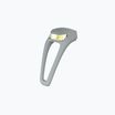 Predná cyklistická lampa Knog Frog V3 šedá 1391