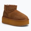 Dámske snehule EMU Australia Stinger Micro Flatform chestnut