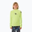 Detské plavecké tričko longsleeve Rip Curl Brand Wave UPF Rash Vest lime