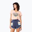 Dámske tričko Rip Curl Block Party V Tee bright peach