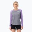 Dámske termoaktívne tričko s dlhým rukávom Mons Royale Icon Raglan grey heather/ lupin