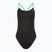Dámske jednodielne plavky TYR Hexa Cutoutfit black/green