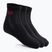 Wilson Quarter pánske tenisové ponožky 3 páry čierne WRA803102