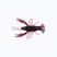 Relax Crawfish 1 Laminovaná gumová nástraha 8 ks čierno-červené trblietky super červená CRF1