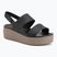 Dámske sandále  Crocs Brooklyn Low Wedge black/mushroom