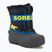 Sorel Snow Commander juniorské snehové topánky black/super blue