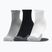 Športové ponožky Under Armour Heatgear Quarter 3 páry šedá/čierna/biela 1353262