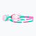 Detské plavecké okuliare TYR Swimple Tie Dye Non-Mirrored pink/mint