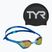 Plavecké okuliare TYR Tracer-X Elite Racing Mirrored blue/turquoise