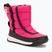Sorel Outh Whitney II Puffy Mid detské snehové topánky cactus pink/black