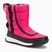 Sorel Outh Whitney II Puffy Mid juniorské snehové topánky cactus pink/black