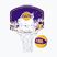 Basketbalový set Wilson NBA Team Mini Hoop Los Angeles Lakers