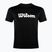 Pánske tenisové tričko Wilson Team Graphic black script