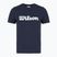 Dámske tenisové tričko Wilson Team Graphic Script W classic navy script