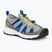 KEEN Motozoa Sneaker steel grey/evening primrose detská obuv