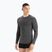 Pánske termo tričko longsleeve icebreaker Merino 150 Anatomica Crewe jet heather