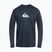 Pánske plavecké tričko longsleeve Quiksilver Solid Streak navy blazer/white