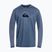 Pánske plavecké tričko longsleeve Quiksilver Solid Streak navy blazer/white