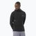 Pánska bežecká mikina Salomon Sense Aero Hybrid Half Zip Hooded deep black