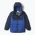 Detská páperová bunda Columbia Powder Lite II s kapucňou Mountain Blue/ Collegiate Navy