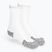 Biele bežecké ponožky Under Armour Ad Run Cushion 1Pk Mid 1376076