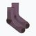 Dámske ponožky Icebreaker Merino Hike+ Ultralight Quarter grey plum/bittersweet