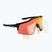 Cyklistické okuliare 100% Speedcratf Soft tact black/hiper red multilayer mirror 60007-00008
