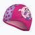 Speedo Polyesterová plavecká čiapka s potlačou v ružovo-fialovej farbe