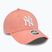 Dámska bejzbalová čiapka New Era Jersey 9Forty New York Yankees pastelovo ružová