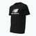 Pánske tričko New Balance Stacked Logo black