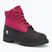 Detské topánky Timberland Premium 6 In Lace black nubuck/dark pink
