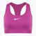 Tréningová podprsenka Nike Swoosh Medium Support hot fuchsia/white