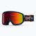 Lyžiarske okuliare Smith Transfer S3 midnight geo alpine/red solx mirror antifog