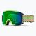 Lyžiarske okuliare Smith Squad S2 slime static shag/chromapop everyday green mirror