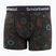Pánske termo boxerky Smartwool Merino Print Boxer Brief Boxed black paisley