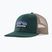 Šiltovka Patagonia P-6 Logo Trucker cascade green