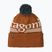 Zimná čiapka Patagonia Powder Town hut tripper logo: cinnamon brown