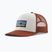 Šiltovka Patagonia P-6 Logo Trucker Hat white w/rusty red