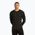 Pánske termo tričko longsleeve icebreaker Merino 200 Oasis Crewe Snow Day black/peridot/aop